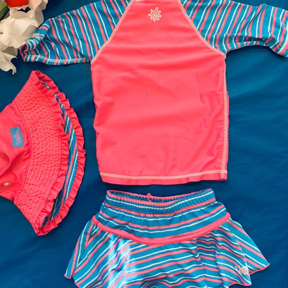 Rashguard set with sun hat. - Picture 5 of 5